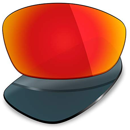 Mryok Polarized Replacement Lenses for Oakley Square Wire 2.0 - Fire Red