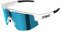 Bliz Damen, Herren Sonnenbrille Matrix Shiny White-Smoke with Blue Multi Einheitsgröße