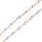 MATERIA Kugel Halskette Rosegold für Frauen - Damen Kette Silber 925 vergoldet rhodiniert 45cm in Etui CO-33-Rose