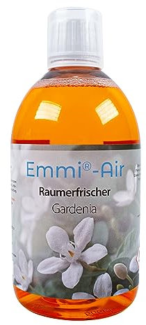 Emmi Air Raumerfrischer Gardenia – Wasserlöslicher Raumduft für Luftreiniger & Befeuchter – Entspannender Duft gegen Stress & Unruhe – Nachfüllflasche für Air Purifier & Diffuser – 500 ml