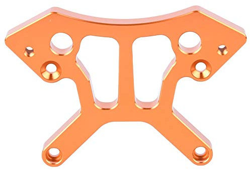 RC Dämpferbrücke vorne, Aluminiumlegierung Upgrade Teile Vorderradaufhängung für RC 1/5 HPI Rennwagen Baja RC Car(Orange)