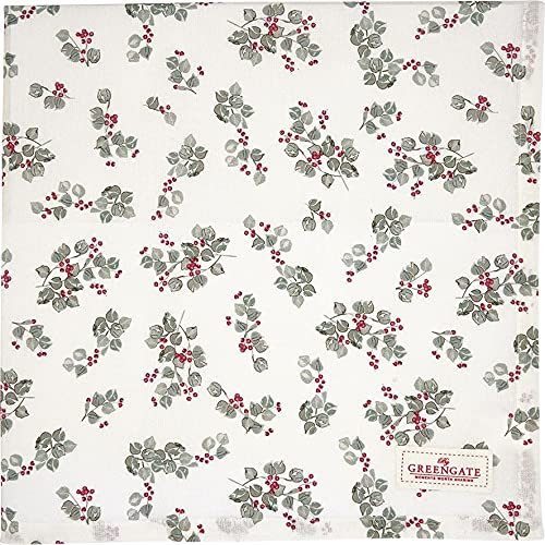 GreenGate [W] Tablecloth Scarlett White 150x150cm