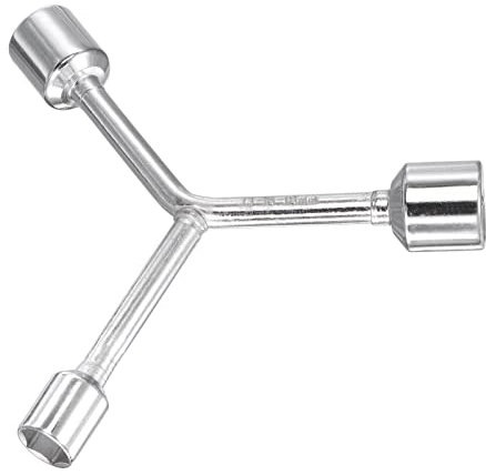 sourcing map Y Type 3 Way Hex Socket Wrench, 13mm 16mm 18mm Combination Repair Spanner Tool, 3-inch