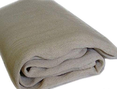 Draps anti-poussière en coton pour peinture et décoration,Feuilles de peinture,Toile de protection pour peinture et peinture,Draps anti-poussière pour meubles,(coton, 3.25 mx2.5 m)