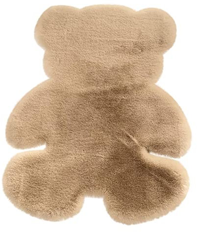 Teppich für Wohnzimmer,Anti-Rutsch- -Plüsch-Teppich - Flauschiger Teppich aus Kunstpelz in Tierform für Schlafzimmer, Boden, Sofa, Wohnzimmer, Babyzimmer, Flauschige Plüschmatte