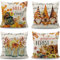 Cirzone Herbst Kissenbezug 40 x 40 cm 4er Set Hallo Kürbis Dekorative Kissen Herbst Dekoration für Home Garten Sofa Schlafzimmer…