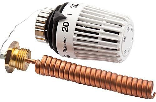 Thermostatkopf K mit Tauchsonde Spirale R1/2 x 118 mm Gesamtlänge