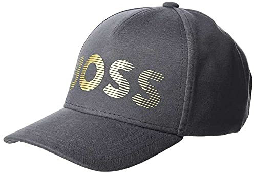 BOSS Men's METASTRIPE Cap, Dark Grey27, One Size