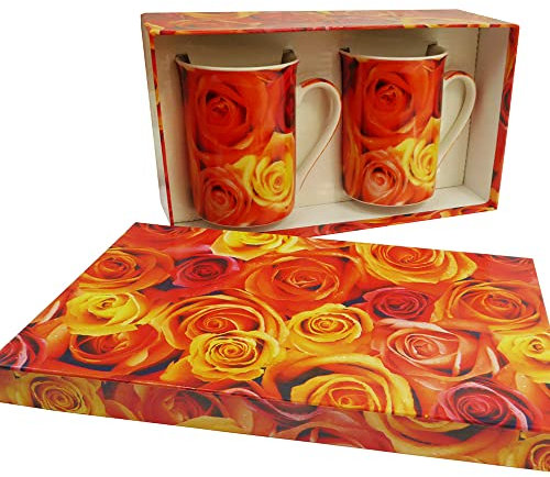 Zelda Bomboniere Couple Tasses Boîte de Fête Amoureux Cadeau Rose