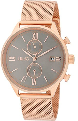 Generico Orologio Cronografo Uomo LiuJo Evolve TLJ2127 in Acciaio Colore Oro Rosa 42mm