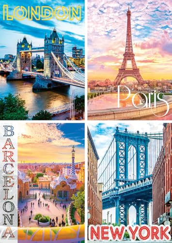 Nathan – Puzzle 1500 Teile – Die schönsten Städte der Welt – Erwachsene und Kinder ab 14 Jahren – Premium-Puzzle – Urban Collection – 12000927