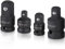 Yimomoyi 4 Pièces Adaptateur Douille, Adaptateur pour Impact Réducteur, Adaptateur à Cliquet /4 vers 3/8, 3/8 vers 1/4, 3/8 vers 1/2, 1/2 vers 3/8 Adaptateur de Douille Adaptateur Douille