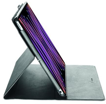 Cellularline - Folio - iPad Pro 12.9 - Tablet-Tasche mit Standfunktion - Schwarz