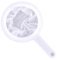 HRLORK Mesh Strainer 400 Mesh Filter Net Kitchen Plastic Sieve with Handle Hook for Filtering Small Impurities of Coffee Milk Juice Jam- 1 Pack