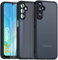 COPIKE Funda Mate para Samsung Galaxy A16 4G / 5G y Protector de Cámara, Carcasa Antigolpes Helada Translúcida Antihuellas con 2 Piezas Cristal Templado, Negro