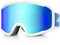 RIOROO Skibrille Herren Damen und Erwachsene,Snowboardbrille OTG 100% UV-Schutz Skibrille für brillentrager,Schneebrille Anti-Nebel Ski Goggles
