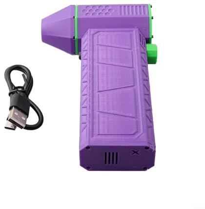 Mini ventilador turbo, ventilador portátil de mano, mini ventilador recargable turbo violento, mini ventilador sin escobillas de 110000 RPM para viajes, ventilador de motor al aire libre, recargable