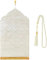CRFASIBE Muslimischer Gebetsteppich Set mit Tesbih Gebetskette, Flanell Gebetsmatte, Islamische Sajadah Geprägte Gebetsteppich mit Fransen, Eid Ramadan Geschenk Set(Beige)