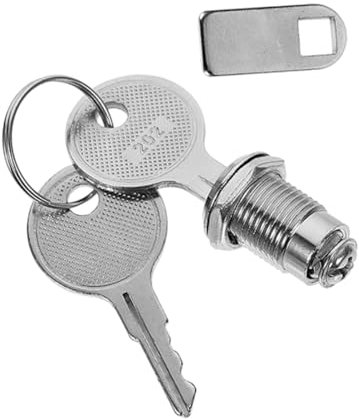 CONGARTENO 1 Set High Security Zink Alloy Cam Lock Für Schränke Schubladen Und Postfächer Coin Box Lock -zylinder Für Integrierte Maschinen Und Aufzüge Metall -nocken -schlösser Für Sichere