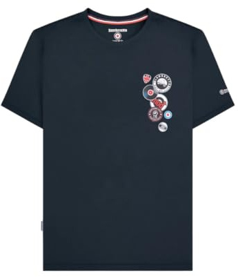 Lambretta Mens Badges Target Retro T Shirt