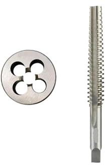 Jeu de tarauds et filières métriques 2 pièces, taraud trapézoïdal droitier TR12/TR14/TR16 Kit de filetage HSS(TR12x3 Right)