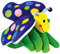 Handpuppe Schmetterling