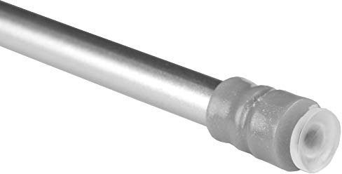 Bestlivings Klemmstange (Silber) Schraubtechnik ausziehbar 80-120 cm, Gardinenstange zum Klemmen, für leichte Gardinen, kein Bohren und kein Kleben