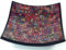 GURU SHOP Eckige Mosaikschale, Untersetzer, Dekoschale, Handgearbeitete Keramik & Glas Obst Schale - Design 10, Violett, Größe: Groß (30x30 Cm), Schalen