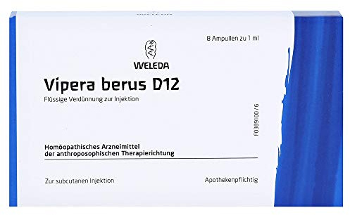 Vipera Berus D 12 Ampullen, 8X1 ml