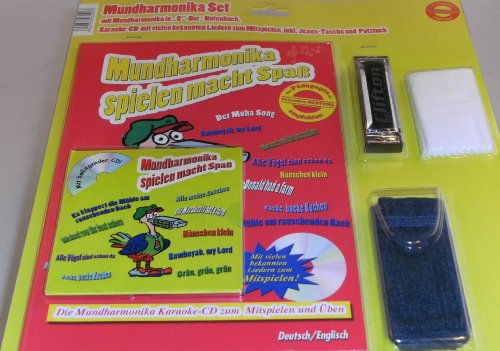 Mundharmonika Set mit Mundharmonika in C - Dur