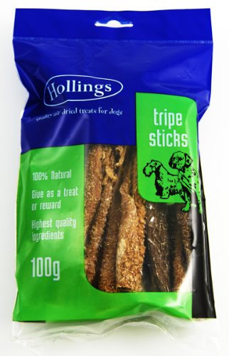Hollings Tripe Sticks 100g (Bulk deal of 10) 1000g