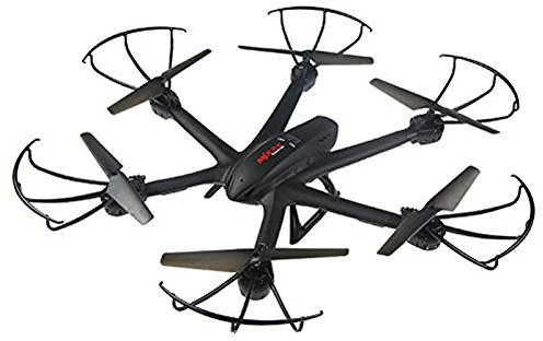 MJX X600 X-SERIES 2.4GHz 4 Channel 6 Axis RC Remote Control Hexacopter UFO Drone with Headless Mode and Auto-Return Feature (Without Camera - Black)