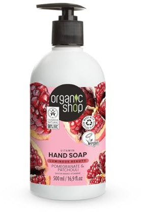 Organic Shop Hand Soap Vitamin Pomegranate & Patchouli, 500 ml