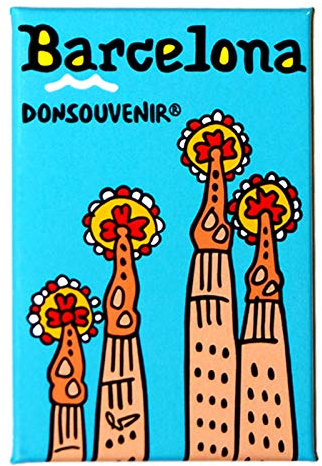 DONSOUVENIR MAGNETICO Barcelona - Torres Sagrada Familia