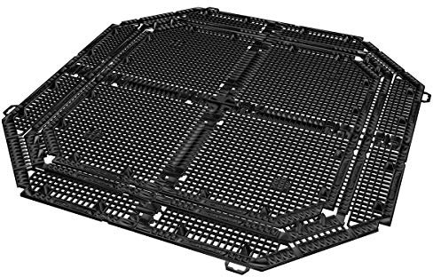 GARANTIA Bodengitter Thermo- / ECO-King 400 Liter schwarz - Bodengitter für Komposter, Garten, Bodengitter, Komposter Garten, Gitter, Kompost, Abfall & Recycling, Wühlmausgitter, Komposter, Biomüll