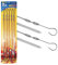 Schampur Schaschlik Spieß, 10 Stk, 60 cm, Edelstahl, 1,5 mm dick