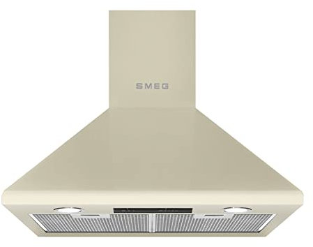 Smeg 60cm Chimney Cooker Hood - Cream