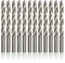 Drill America #34 Hochgeschwindigkeitsstahl-Bohrer, helle Oberfläche, 12 Stück, DWDP-Serie