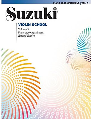 Suzuki Violin School Piano Acc., Volume 3 Book