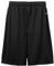 Athletic Shorts (blanko oder Benutzerdefinierte mit Uniform #) alle Sports Fußball, Lacrosse, Basketball, Softball, Baseball. (18 Farben in 14 Jugend/Erwachsene Größen), Herren Damen, Black (Blank)