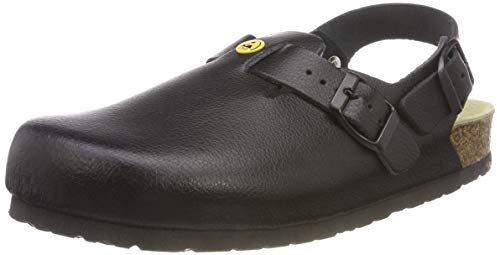 Weeger-ESD Antistatik Clog schwarz mit Fersenriemen Gr. 48 Übergröße
