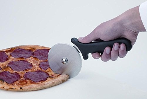 APS 88949 Pizzaschneider, Ø 10 cm, Edelstahl-Klinge, ergonomischer Griff aus Polypropylen