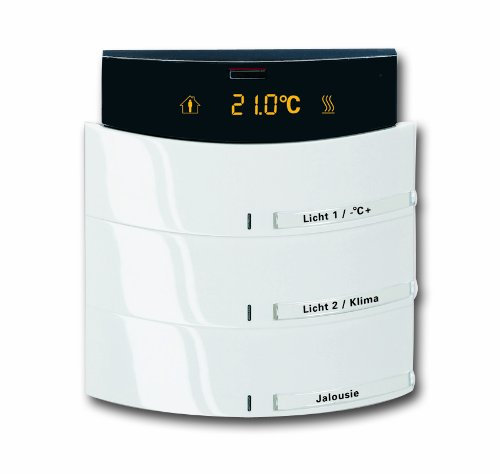 Busch-Jaeger 6320/38-24G Bedienelement 3/6-fach, mit Infrarotschnittstelle und Raumtemperaturregler