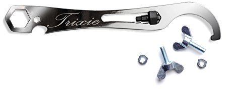 Pedro 's Trixie Multitool mit 8 Funktionen für Fahrrad mit Fester Ritzel Chrom