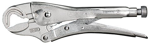 KS Tools 115.1176 Pinza a morsetto per saldare con tagliafilo, 240 mm