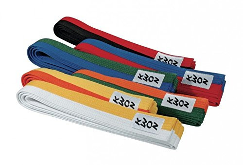 Kwon Budo-Gürtel 2-farbig 220 grün-blau