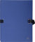 Exacompta 223229E 10er Pack Dokumentenmappe für DIN A4 aus starkem Karton mit dehnbarem Rücken blau Sammelmappe