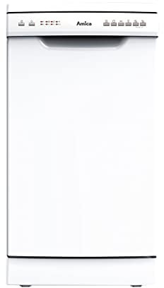 Amica GSP 14544-1 W Stand-Geschirrspüler / 45cm Breite / 2 Körbe / 6 Programme / Aquastopp / Startzeitvorwahl