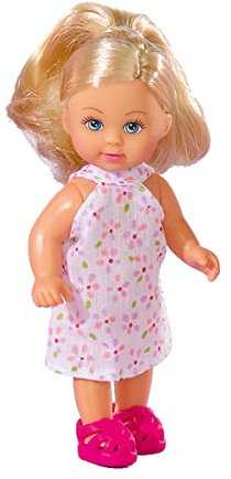 Simba 105733134 - Evi Love Trolley, 4-Fach Sortiert, es Wird nur EIN Artikel geliefert, Puppe im rollenden Koffer, Minipuppe, Spielpuppe, Steffi Love, 12cm, ab 3 Jahren