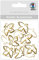 Ursus 56410051 - Kreativ Accessoires Mini Pack, Tauben, gold, selbstklebend, aus verschiedenen hochwertigen Materialien, geeignet zum Dekorieren von Grußkarten, Bilderrahmen und Geschenkboxen